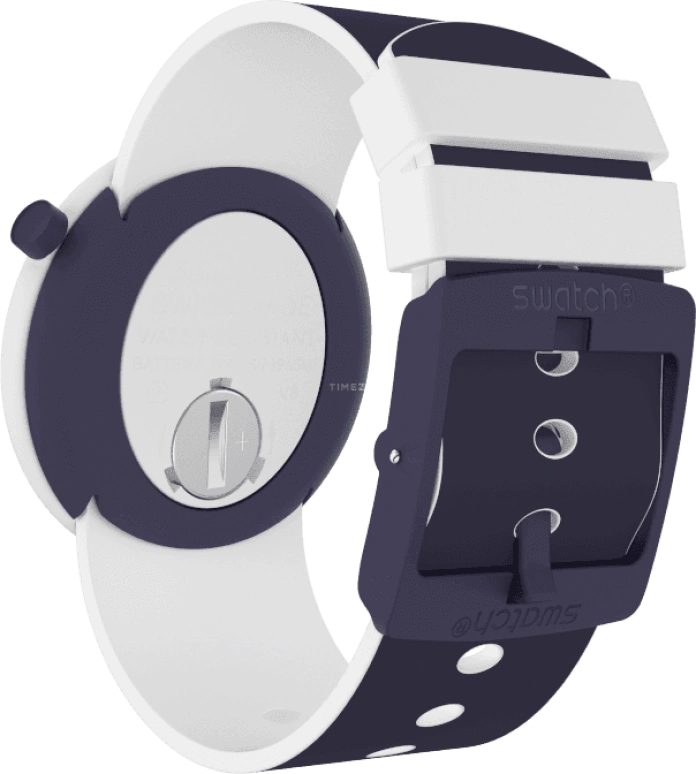 Swatch,Originals 45mm,45mm,Plastic,White,PNW107