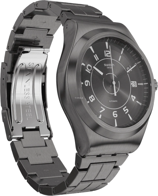 Swatch,IRONY 42mm,42mm,Stainless Steel,Open,YIM400G