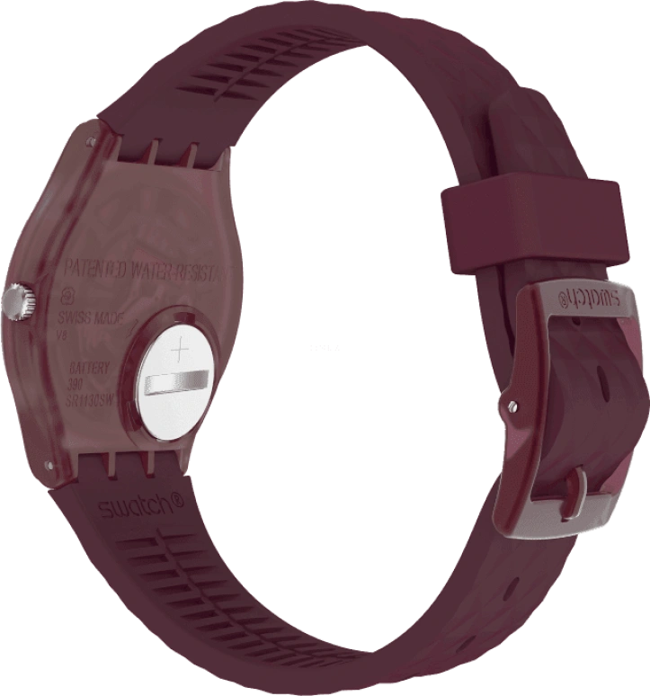 Swatch,Originals 34x39.20mm,34x39.20mm,Plastic,Red,GR184