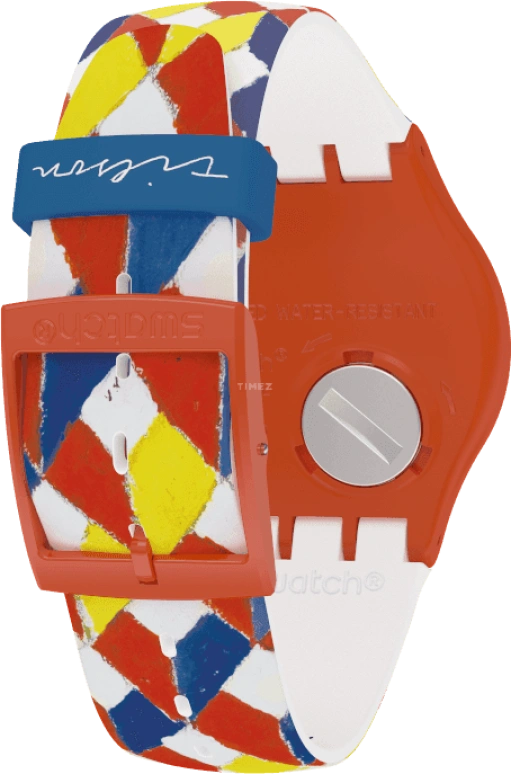 Swatch,Originals 41mm,41mm,Plastic,White,Sapphire,Crystal Glass,SUOZ312S