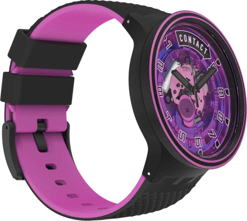 Swatch,Other 47mm,47mm,Sapphire,Crystal Glass,SB01B126