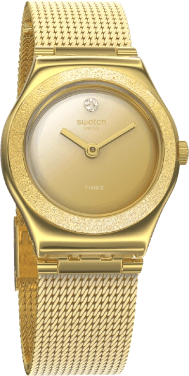 Swatch,IRONY 25x28.70mm,25x28.70mm,Gold,YSG167M