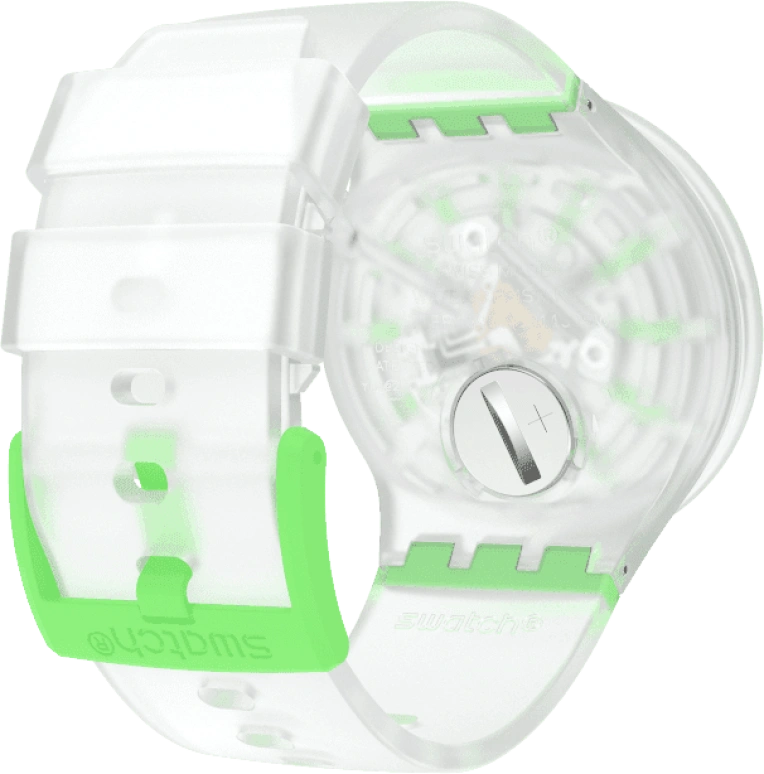 Swatch,THE BOLD 47mm,47mm,Plastic,White,SO27E104