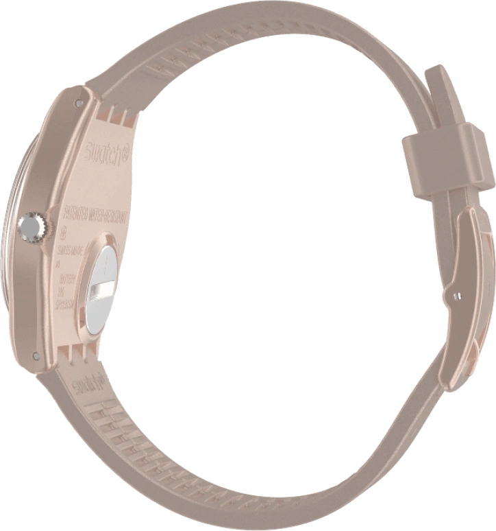 Swatch,Originals 34mm,34mm,Plastic,Pink,Sapphire,Crystal Glass,GP403