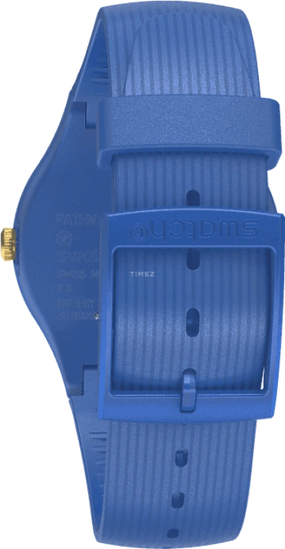 Swatch,Originals 41mm,41mm,Plastic,Blue,SUON143
