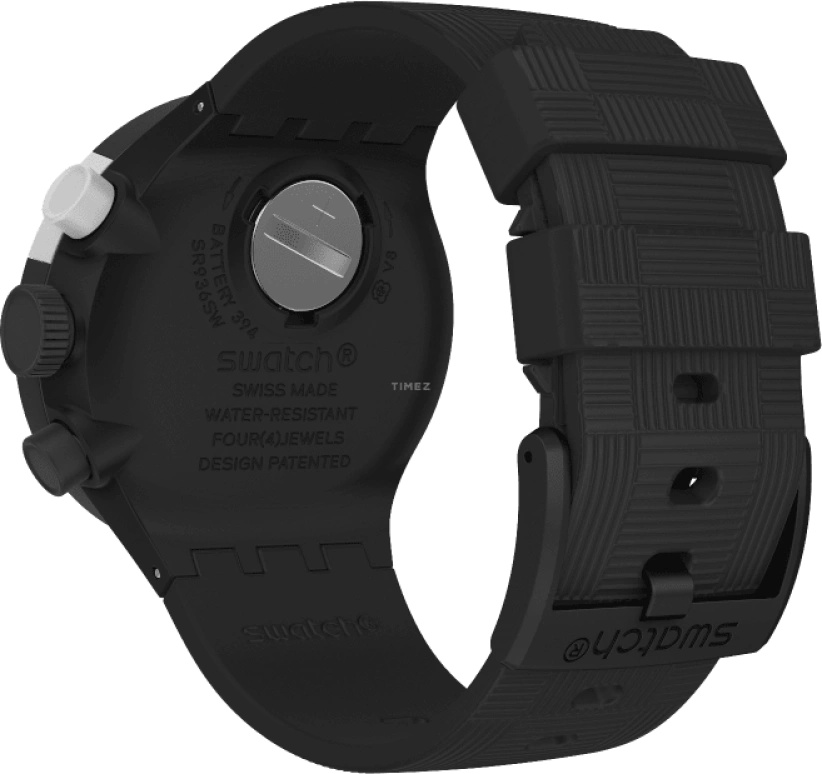 Swatch,THE BOLD 47mm,47mm,Plastic,Sapphire,Crystal Glass,SB02B404