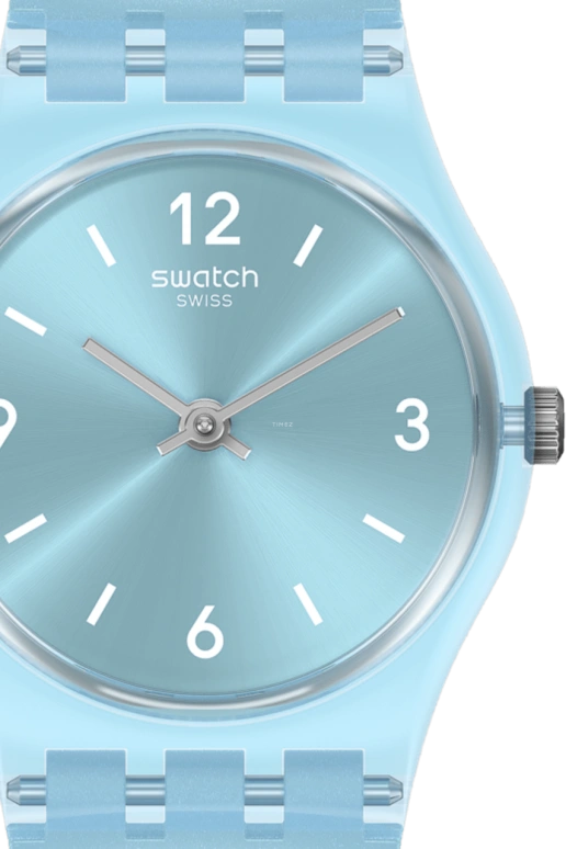 Swatch,IRONY 25mm,25mm,Plastic,Blue,Open,LL123