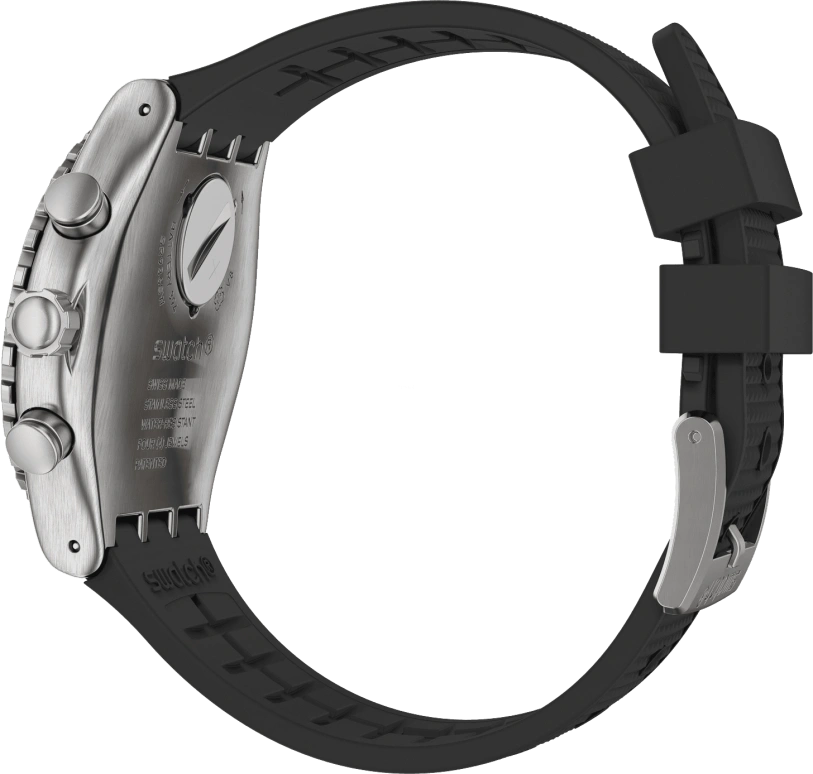 Swatch,IRONY 43mm,43mm,Stainless Steel,Black,YVS487