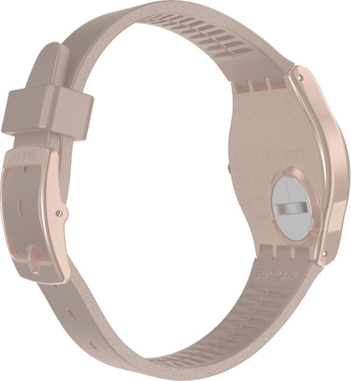 Swatch,Originals 34mm,34mm,Plastic,Pink,Sapphire,Crystal Glass,GP403