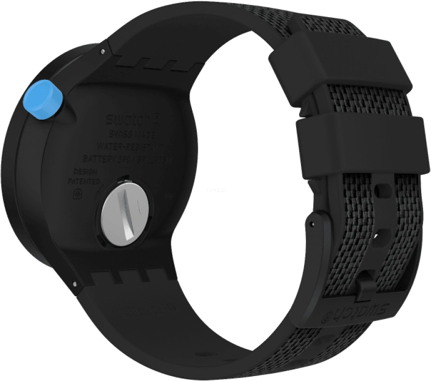 Swatch,THE BOLD 47mm,47mm,Plastic,Black,Sapphire,Crystal Glass,SO27B118