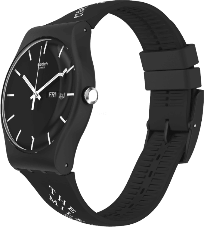 Swatch,Originals 41mm,41mm,Plastic,Black,SUOB720R