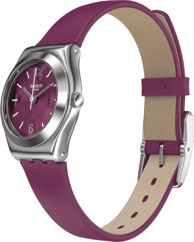 Swatch,IRONY 25mm,25mm,Red,Sapphire,Crystal Glass,YSS330