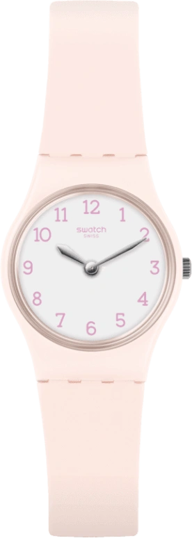 Swatch,Originals 25mm,25mm,Plastic,White,Quartz,Round,Pink,LP150
