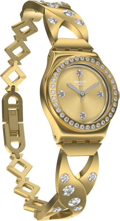 Swatch,IRONY 25mm,25mm,Gold,YSG164G