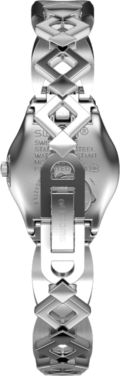 Swatch,IRONY 25mm,25mm,Stainless Steel,Silver White,YSS332G