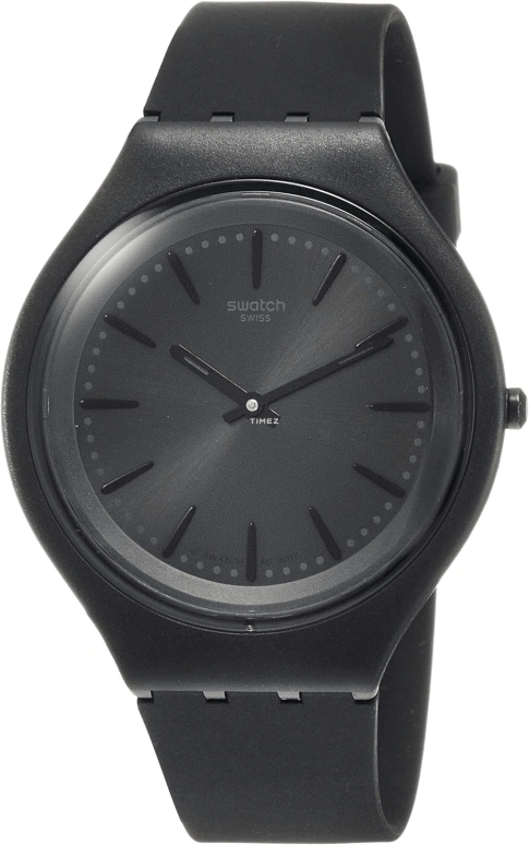 Swatch,SKIN 40mm,40mm,Plastic,Black,Quartz,SVUB103