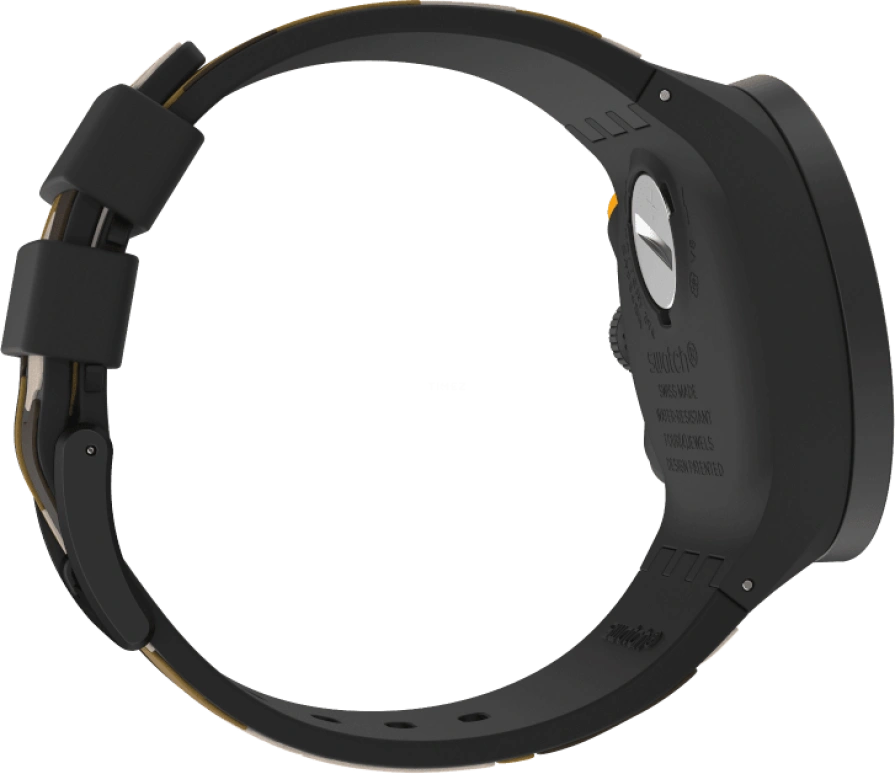 Swatch,THE BOLD 47mm,47mm,Plastic,Black,SB02B410