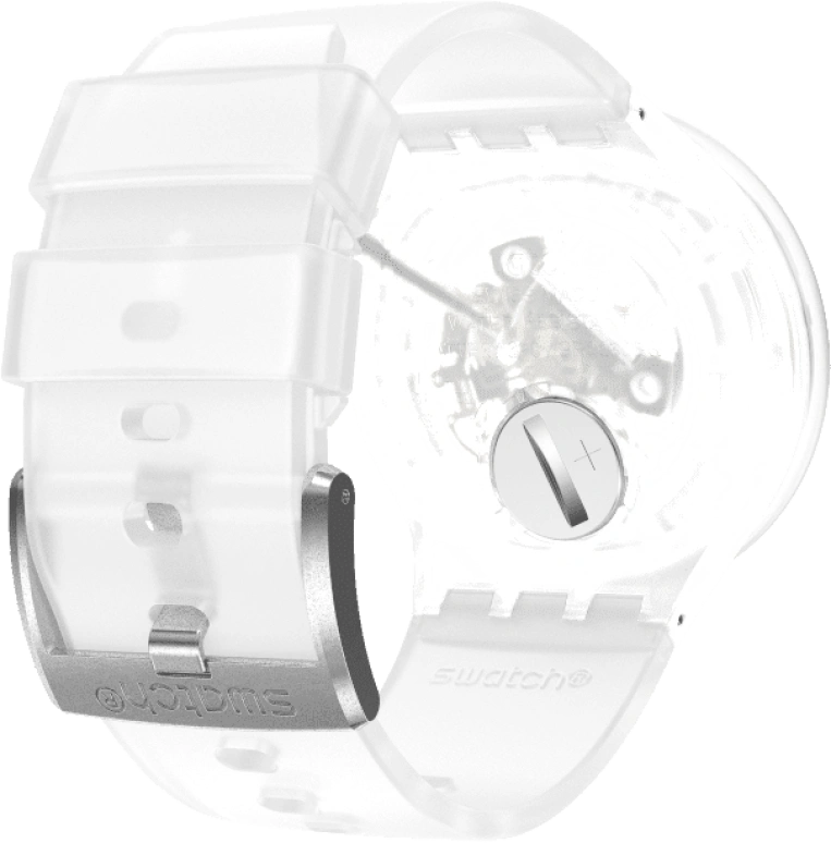 Swatch,CLEAR 47mm,47mm,Open,SB01K100