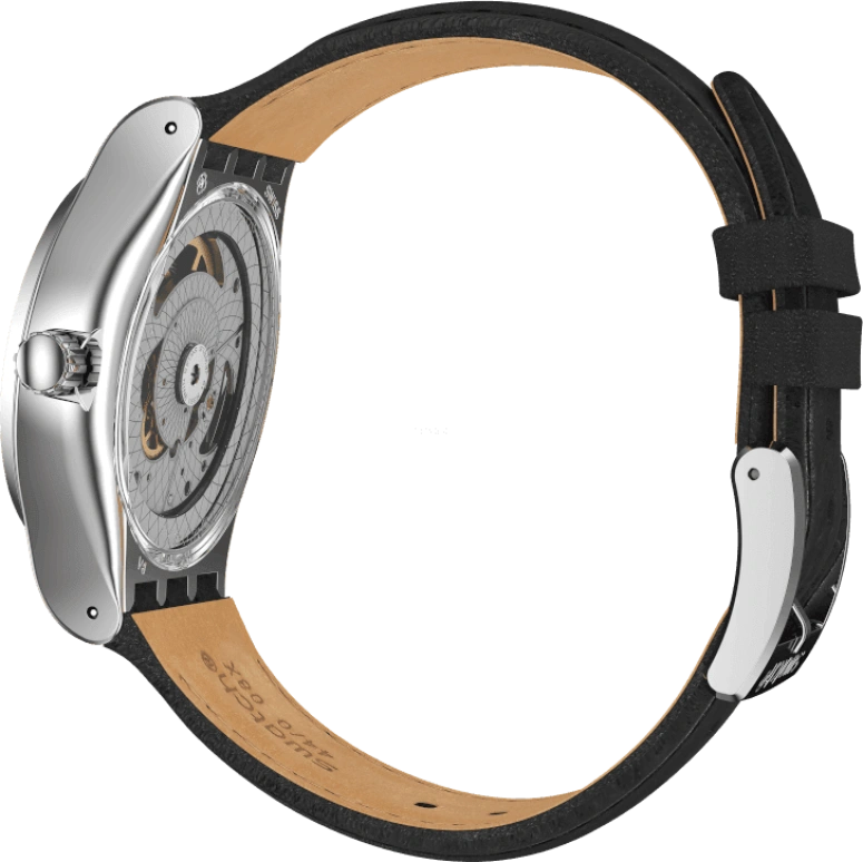 Swatch,IRONY 42mm,42mm,Black,Open,SY23S400