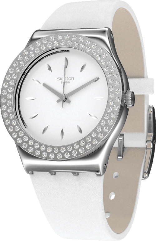 Swatch,IRONY 33mm,33mm,White,YLS217