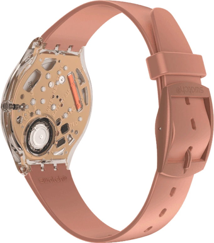 Swatch,SKIN 36.80mm,36.80mm,Plastic,Pink,SVOK108