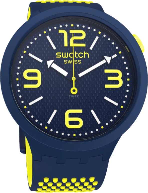 Swatch,THE BOLD 47mm,47mm,Plastic,Black,SO27N102