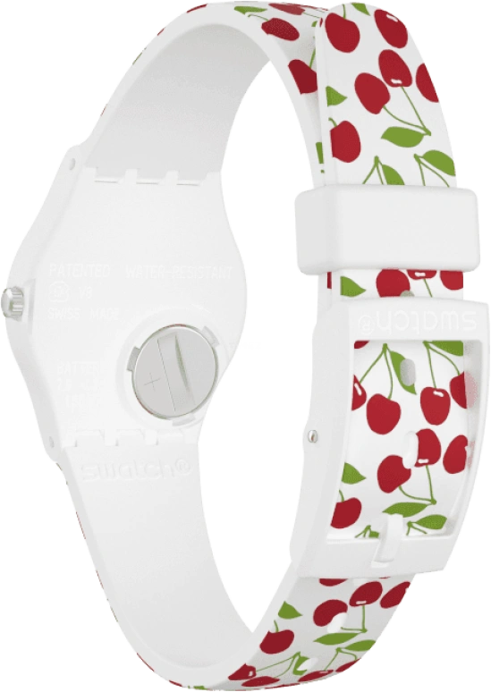 Swatch,Originals 25mm,25mm,Plastic,Red,Sapphire,Crystal Glass,LW167