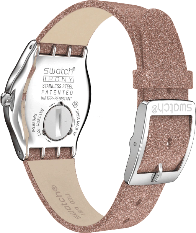 Swatch,IRONY 33x38mm,33x38mm,Coffee,Brown,YLS220