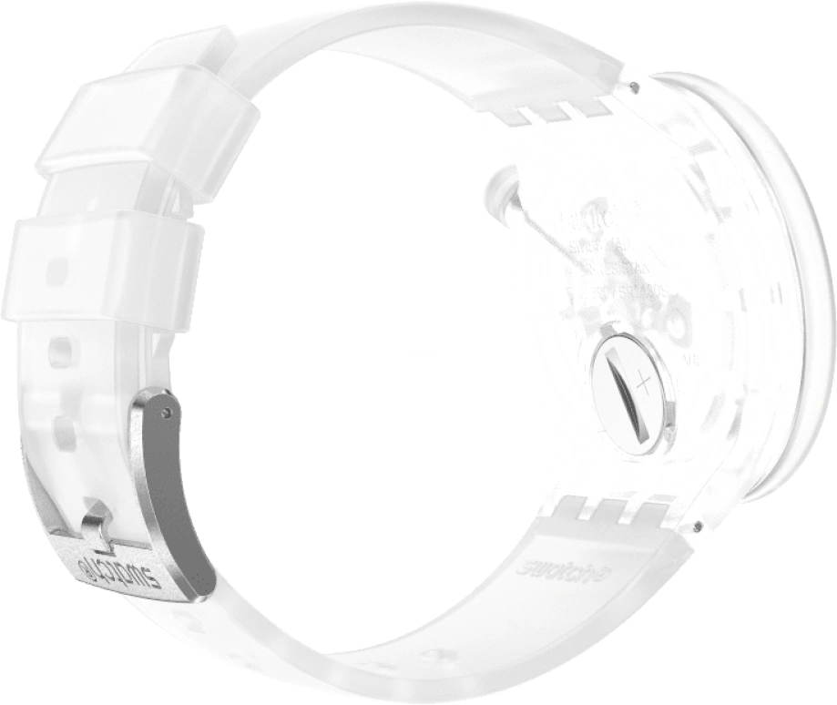 Swatch,CLEAR 47mm,47mm,Open,SB01K100