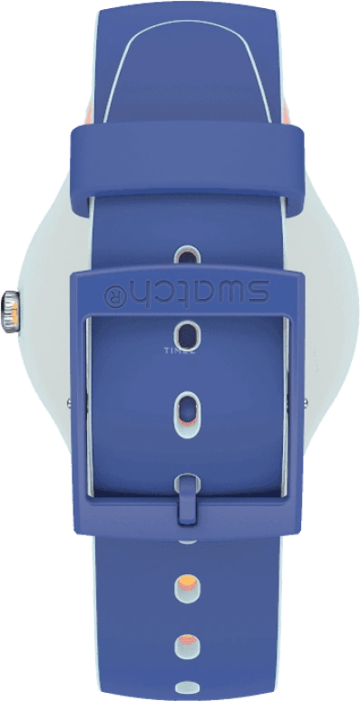 Swatch,Originals 41mm,41mm,Plastic,Blue,SUOS403