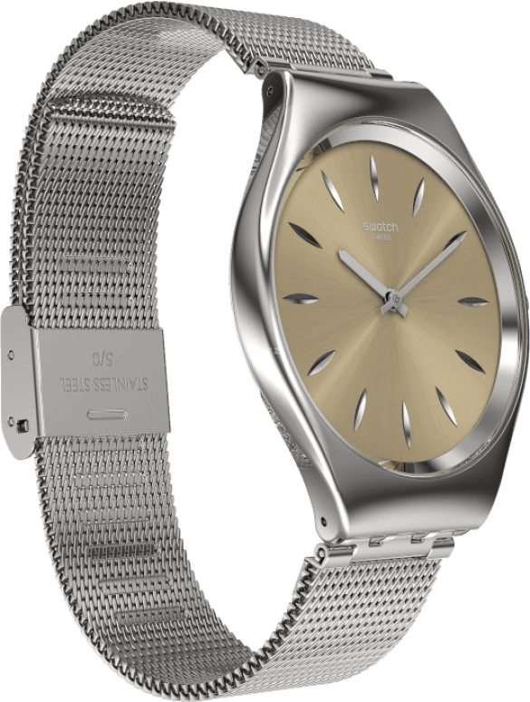 Swatch,SKIN 38mm,38mm,Sapphire,Crystal Glass,SYXS133M