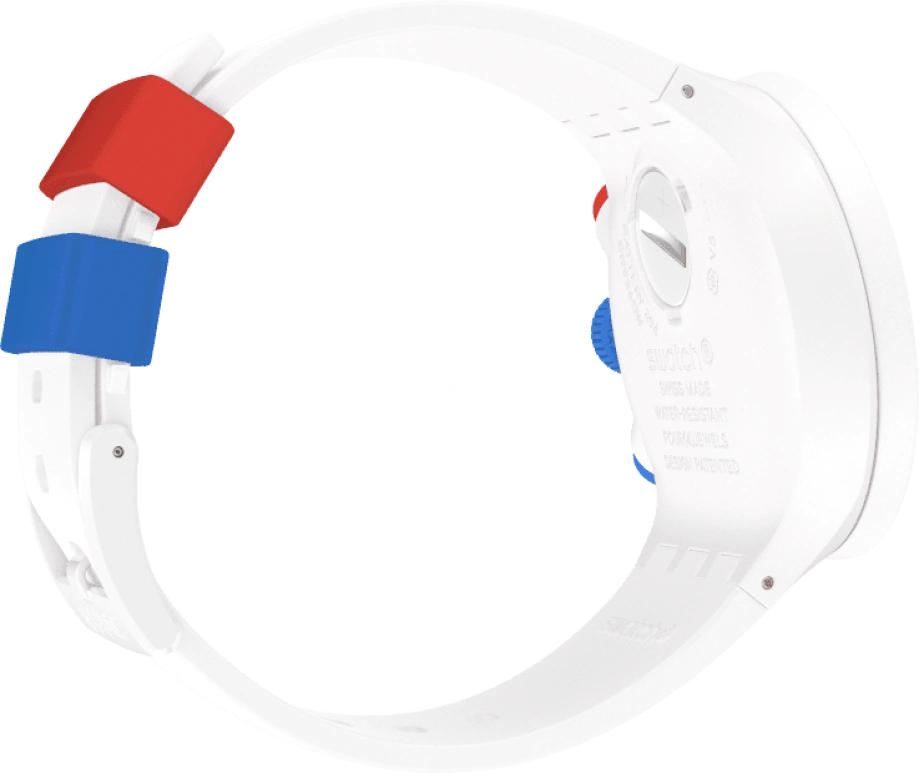 Swatch,THE BOLD 47mm,47mm,Bioceramic,Ceramic,White,Sapphire,Crystal Glass,SB04Z400