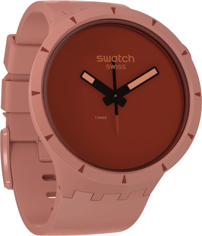 Swatch,THE BOLD 47mm,47mm,Bioceramic,Ceramic,Red,Sapphire,Crystal Glass,SB03R100