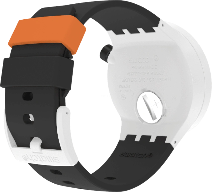 Swatch,THE BOLD 47mm,47mm,Bioceramic,Ceramic,Orange,SB03M104