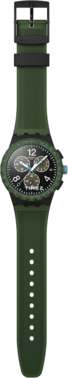 Swatch,Originals 42mm,42mm,Composite,Black,Quartz,Chronograph,Day,SUSB421