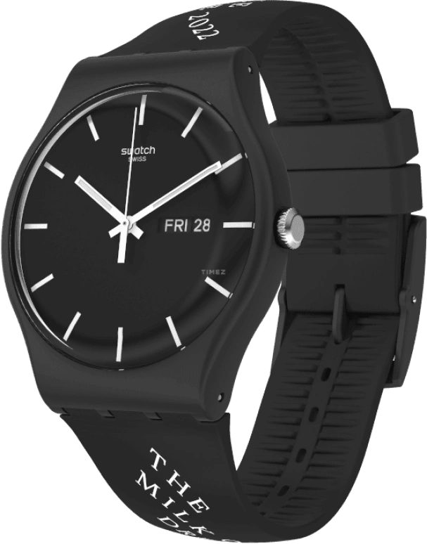 Swatch,Originals 41mm,41mm,Plastic,Black,SUOB720R