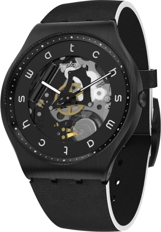 Swatch,SKIN ,Black,SS07B101