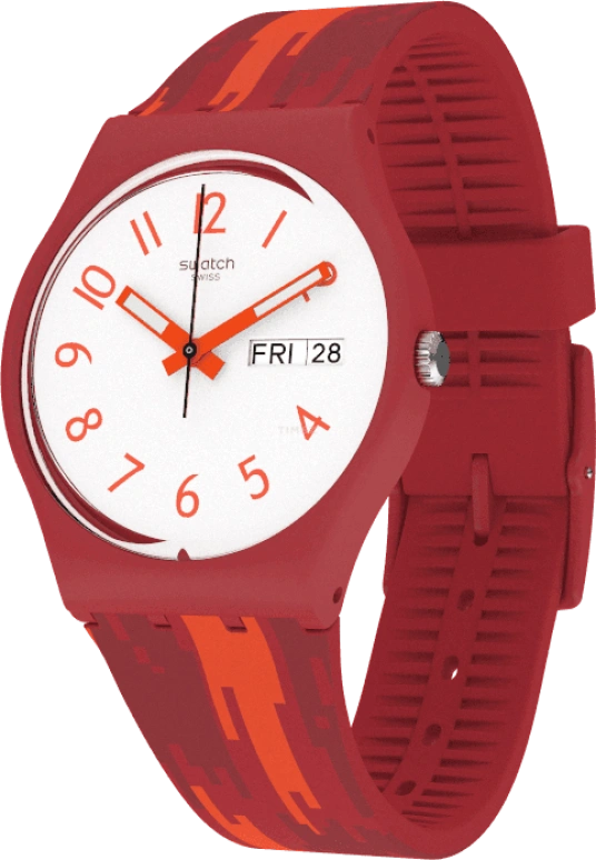 Swatch,Originals 34mm,34mm,Plastic,White,Closed,GR711
