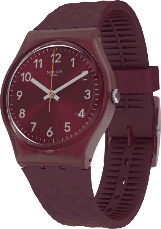 Swatch,Originals 34x39.20mm,34x39.20mm,Plastic,Red,GR184
