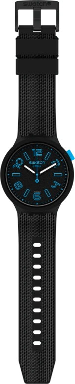 Swatch,THE BOLD 47mm,47mm,Plastic,Black,Sapphire,Crystal Glass,SO27B118
