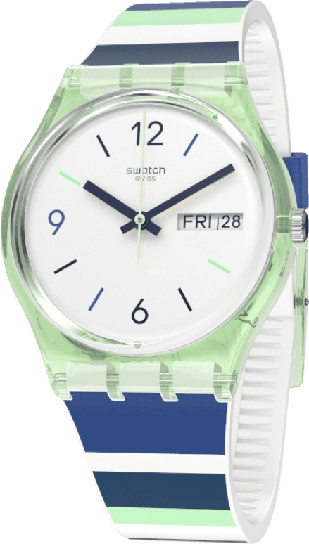 Swatch,Originals 34mm,34mm,Plastic,White,Open,GG711