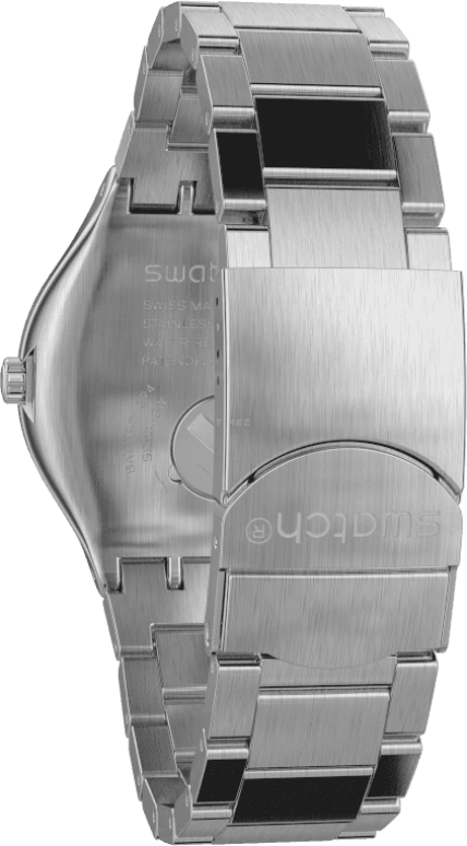 Swatch,IRONY 42.70mm,42.70mm,Stainless Steel,Black,YWS439G