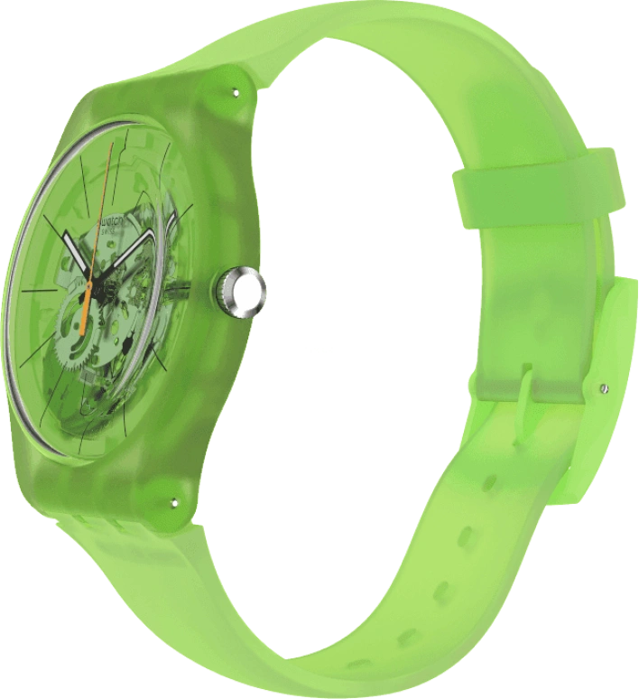 Swatch,Originals 41x47.40mm,41x47.40mm,Plastic,Green,SUOG118