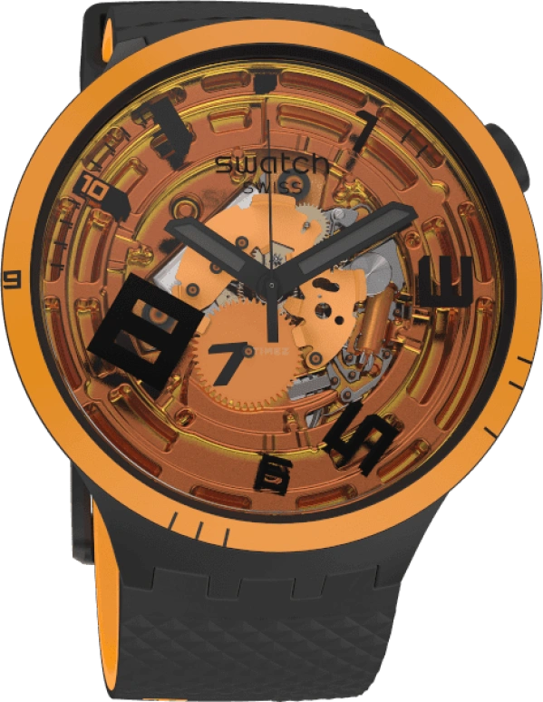 Swatch,Other 47mm,47mm,Sapphire,Crystal Glass,SB01B127
