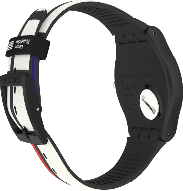 Swatch,Originals 41mm,41mm,Plastic,Black,Quartz,Sapphire,Crystal Glass,Round,SUOZ344