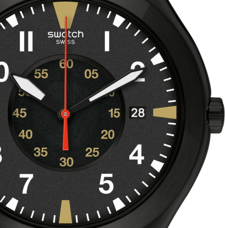 Swatch,IRONY 42.70x47.20mm,42.70x47.20mm,Black,YWB406