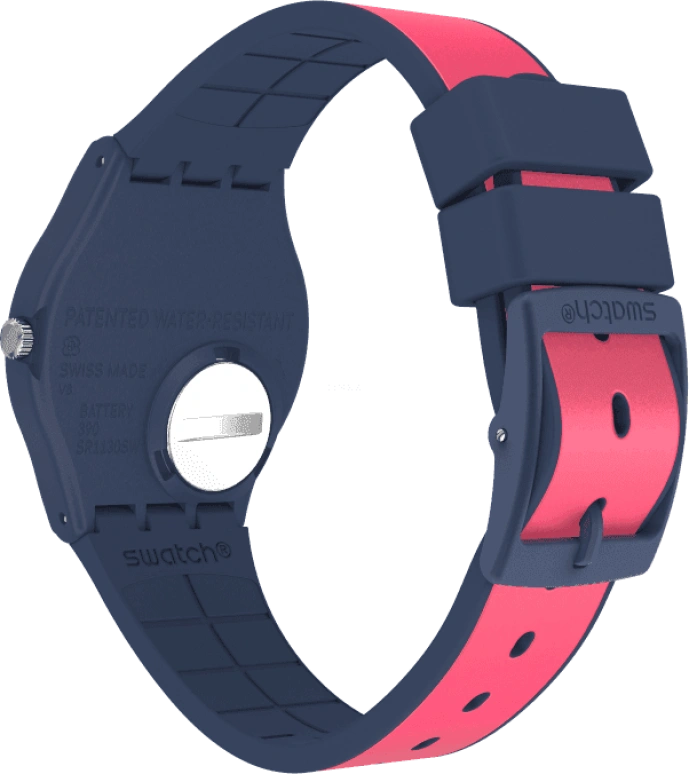 Swatch,Originals 34mm,34mm,Plastic,Pink,GN264