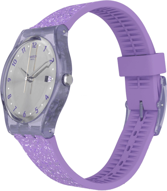 Swatch,Originals 34mm,34mm,Plastic,Silver,Open,GV400
