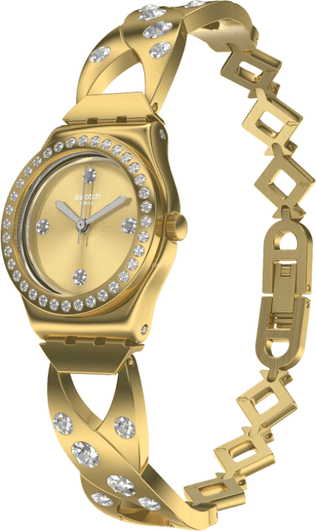 Swatch,IRONY 25mm,25mm,Gold,YSG164G