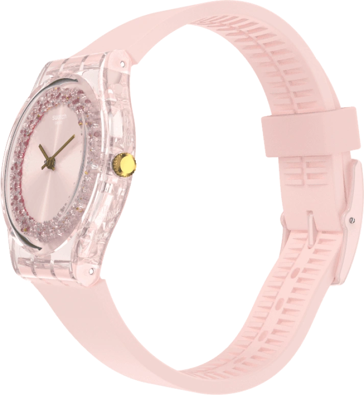 Swatch,Originals 34mm,34mm,Plastic,Pink,GP164